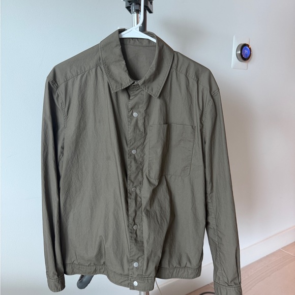 Massimo Dutti Khaki Shirt Jacket - Picture 1 of 2